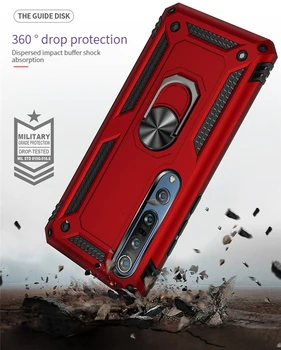 Armadura magnética caso de telefone Xiaomi Mi 11 10 Ultra Lite Pro POCO X2 Redmi Nota 9 De 10 K20 K30 K40 Pro Shockprotection tampa