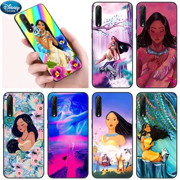 Disney Pocahontas Caso De Telefone Huawei Honor 30i 20 20E 10i 7A 7S 8A 8S 8C 8X 9A 9C 9 X Pro 10X Lite Preto de Capa Mole