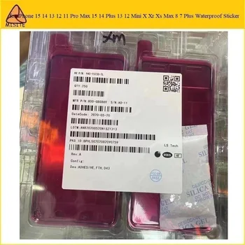 50Pcs Original de LCD Moldura Moldura de Fita de Vedação Cola Vermelha Adesiva Impermeável Adesivos Para iPhone 15 14 13 12 11 Pro Max 12 13 Mini X XS