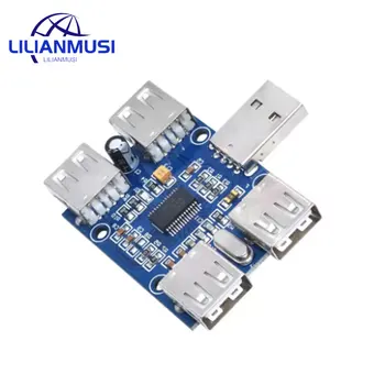 USBHUB USB2.0 HUB de 4 portas controlador USB do módulo de extensão GL850G chip