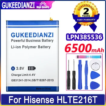 GUKEEDIANZI Bateria LPN385536 6500mAh Para Hisense HLTE216T Telefone Móvel Bateria