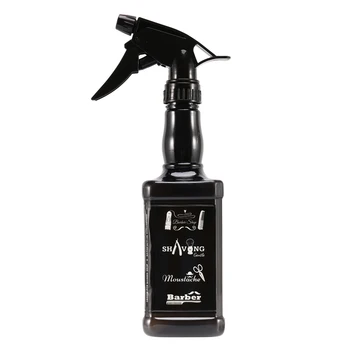 650 ml de Cabeleireiro Frasco de Spray Salão de Barbeiro de Cabelo Ferramentas de Corte do Cabelo Pulverizador de Água Preto