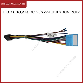 Para Chevrolet Orlando /Cavalier 2006-2017 de Áudio do Carro, GPS, Mp5 Leitor de DVD Android Cabo de Alimentação Painel de Painel Moldura de Fiação