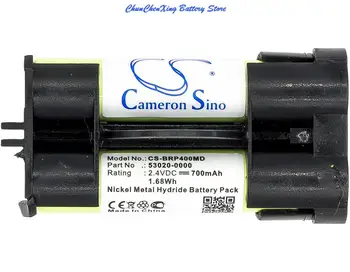 CS 700mAh bateria para a B. Braun/Welch-Allyn ThermoScan Pro 4000, ThermoScan PRO 4000 Termômetro de Ouvido